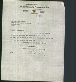 Letterhead - Republican Publishing Co.