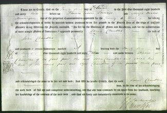 Deed by Married Women - Sarah Chandler-Original Ancestry