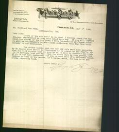 Letterhead - The Prairie State Bank