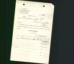 Business Letterhead - E. C. Atkins & Company