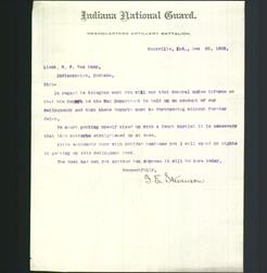 Letterhead - Indiana National Guard