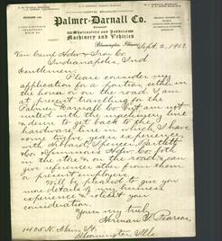 Letterhead - Palmer - Darnall Co.