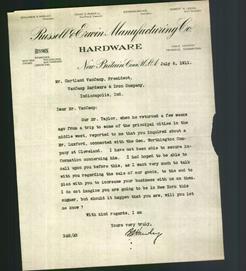 Letterhead - Russell & Erwin Manufacturing Co.