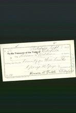 Wakefield, Massachusetts Payment Voucher - Hiram E Waldron