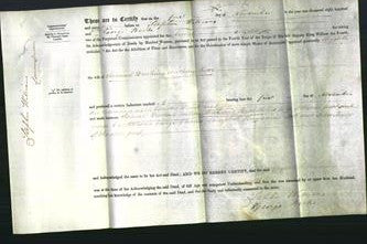 Deed by Married Women - Elizabeth Rowe-Original Ancestry