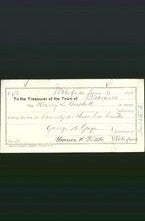 Wakefield, Massachusetts Payment Voucher - Harry L Brackett