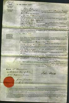 Court of Common Pleas - Mary Ann Washbourne-Original Ancestry