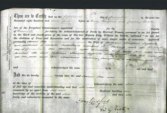 Deed by Married Women - Harriett Ella Dugdale-Original Ancestry