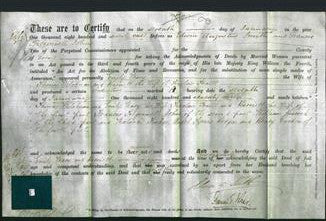 Deed by Married Women - Emily Mary Welchman and Harriett Fraill-Original Ancestry