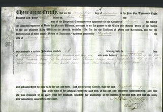 Deed by Married Women - Elizabeth Ainge-Original Ancestry