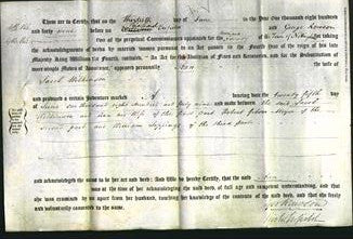 Deed by Married Women - Ann Wilkinson-Original Ancestry