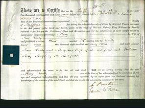 Deed by Married Women - Mary Hardy-Original Ancestry