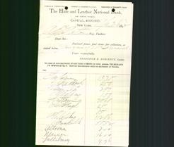 Bank Letterhead - Hide and Leather National Bank