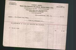 Letterhead - The Sanborn- Marsh Electric Co.