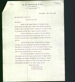 Letterhead - W.B. McKeand & Co.