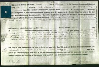 Deed by Married Women - Elizabeth Mary White and Margaret Anne Archbald-Original Ancestry