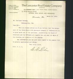 Letterhead - The Lancaster Real Estate Company