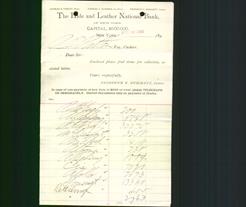 Bank Letterhead - Hide and Leather National Bank