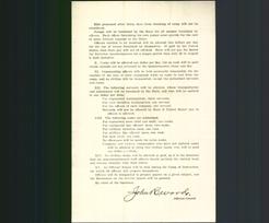 Letter - Signed John R. Ward