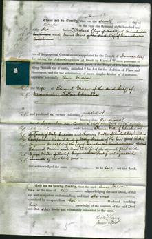 Deed by Married Women - Ann Mason-Original Ancestry
