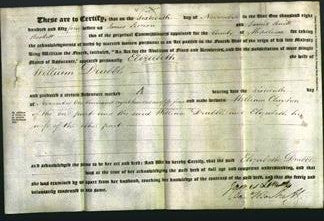 Deed by Married Women - Elizabeth Drabble-Original Ancestry