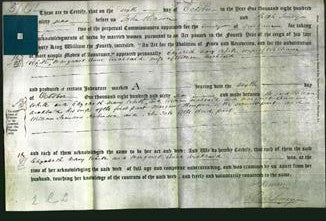 Deed by Married Women - Elizabeth Mary White and Margaret Anne Archbald-Original Ancestry