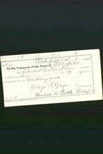 Wakefield, Massachusetts Payment Voucher - Edward B Farnham