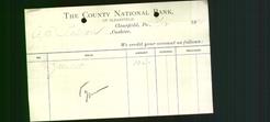 Bank Letterhead - County National Bank