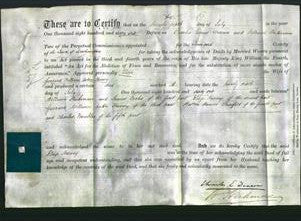 Deed by Married Women - Eliza Harvey-Original Ancestry