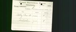 Bank Letterhead - First National Bank