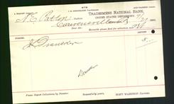 Bank Letterhead - Tradesmen National Bank