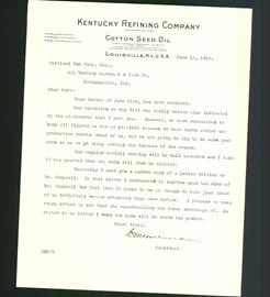 Letterhead - Kentucky Refining Company