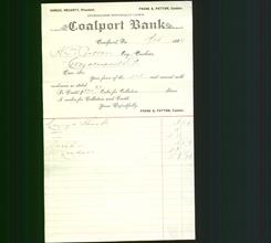 Bank Letterhead - Coalport Bank