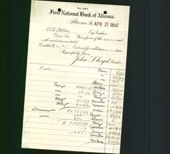 Bank Letterhead - First National Bank of Altoona