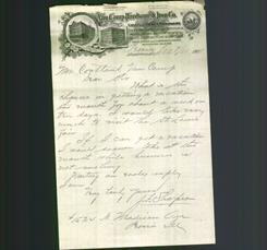 Letterhead - Van Camp Hardware & Iron Co.