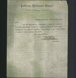 Letterhead - Indiana National Guard