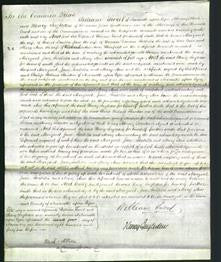 Court of Common Pleas - Margaret Lawson, Jane Dawson, Isabella Carr and Mary Ann Whinfield-Original Ancestry