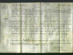 Deed by Married Women - Susanna Stroudley and Eliza Butcher-Original Ancestry