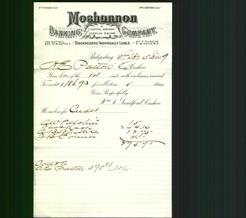 Bank Letterhead - Moshannon Banking Company