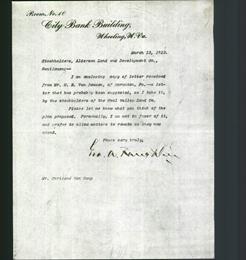 Letterhead - Room No. 10 City Bank Building
