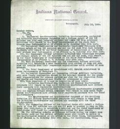 Letterhead - Indiana National Guard