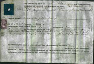 Deed by Married Women - The Honorable Julia Hobart-Original Ancestry