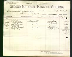 Bank Letterhead - Second National Bank of Altoona