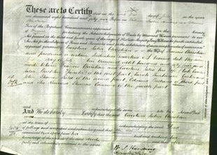 Deed by Married Women - Caroline Julia Buckton Christian-Original Ancestry