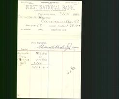 Bank Letterhead - First National Bank