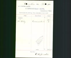 Bank Letterhead - Curwensville Bank