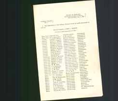 Letterhead - State of Indiana, Adjutant - General's Office