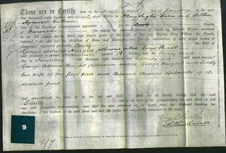 Deed by Married Women - Emily Knight-Original Ancestry