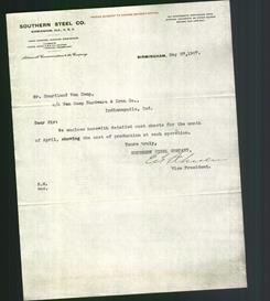 Letterhead - Southern Steel Co.