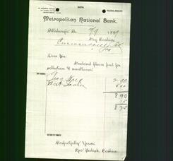 Bank Letterhead - Metropolitan National Bank